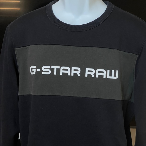 G-Star Black Logo Sweatshirt - Picture 2 of 5